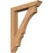 Ekena Millwork Balboa Traditional Smooth Bracket w/ Offset Brace, Western Red Cedar, 5 1/2"W x 30"D x 38"H BKT0604X30X38BOA01SWR - alternate 1